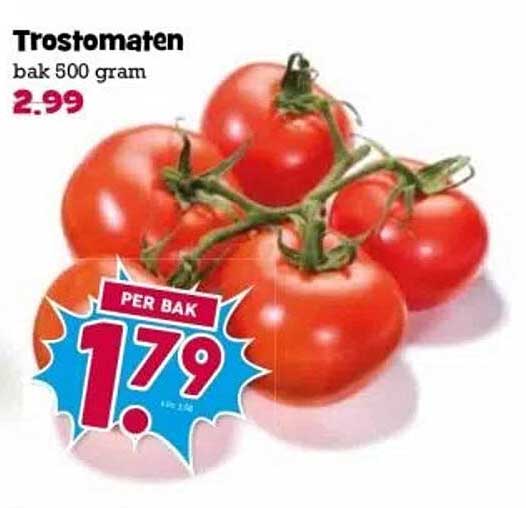 Trostomaten bak 500 gram