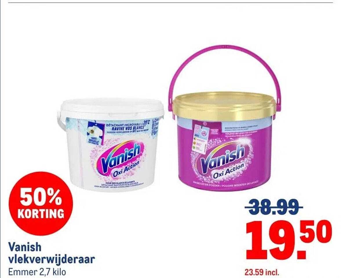 Vanish vlekverwijderaar Emmer 2,7 kilo