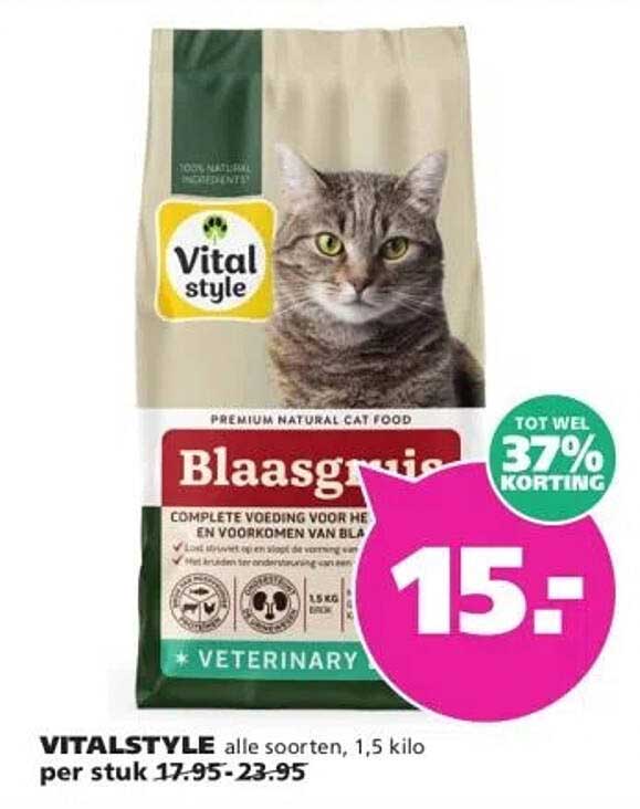 VITALSTYLE alle soorten, 1,5 kilo per stuk