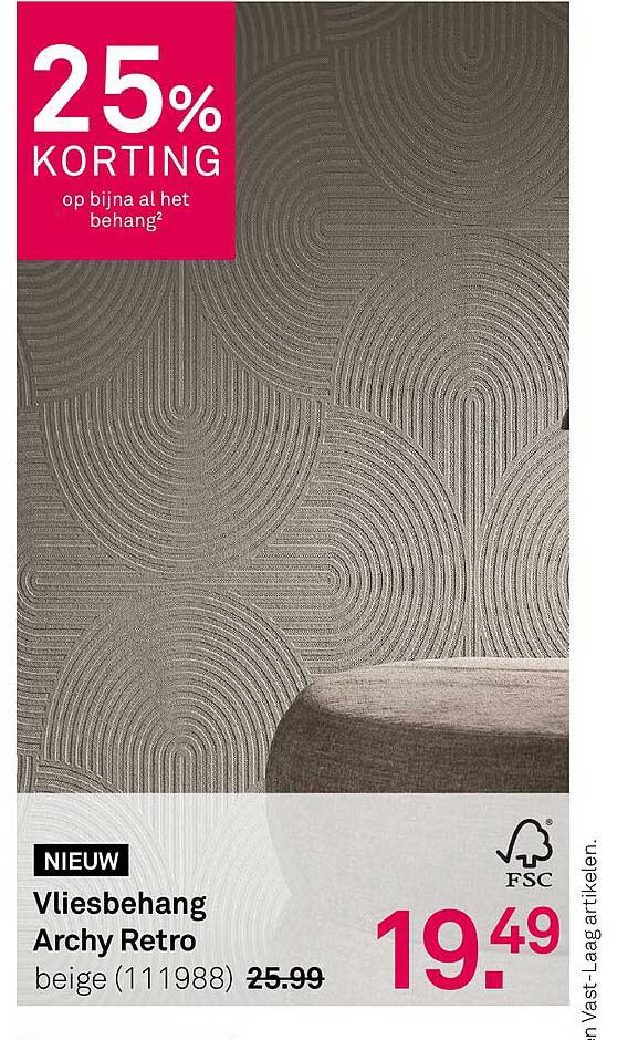 Vliesbehang Archy Retro