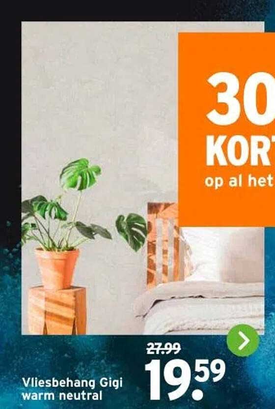 Vliesbehang Gigi warm neutral