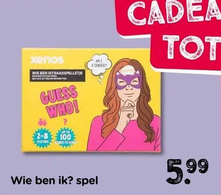 Wie ben ik? spel