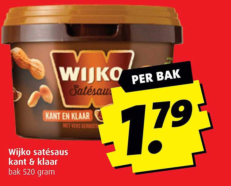 Wijko satésaus kant & klaar