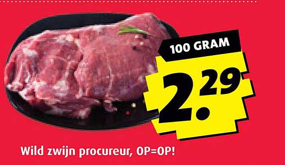 Wild zwijn procureur, OP=OP!