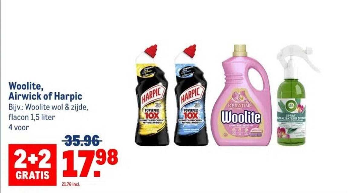 Woolite, Airwick of Harpic