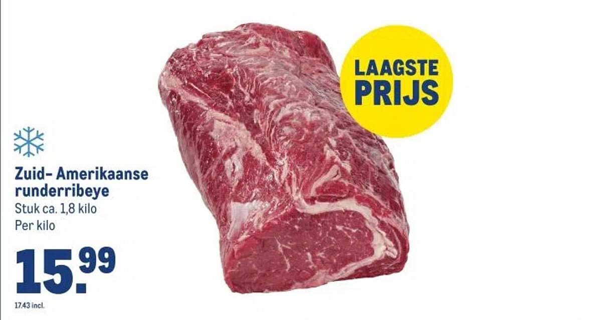 Zuid- Amerikaanse runder ribeye