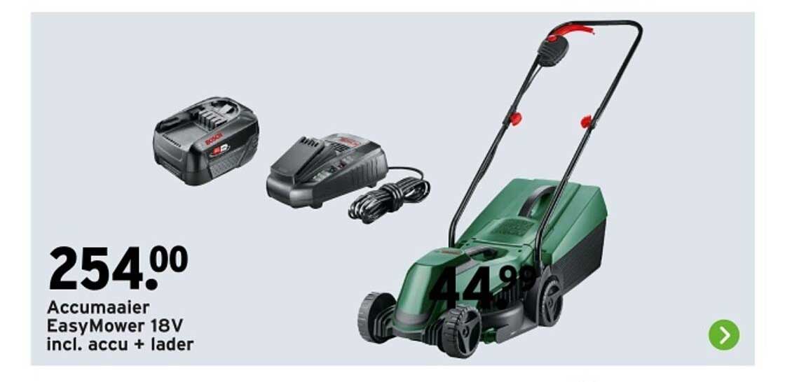 Accu maaier EasyMower 18V