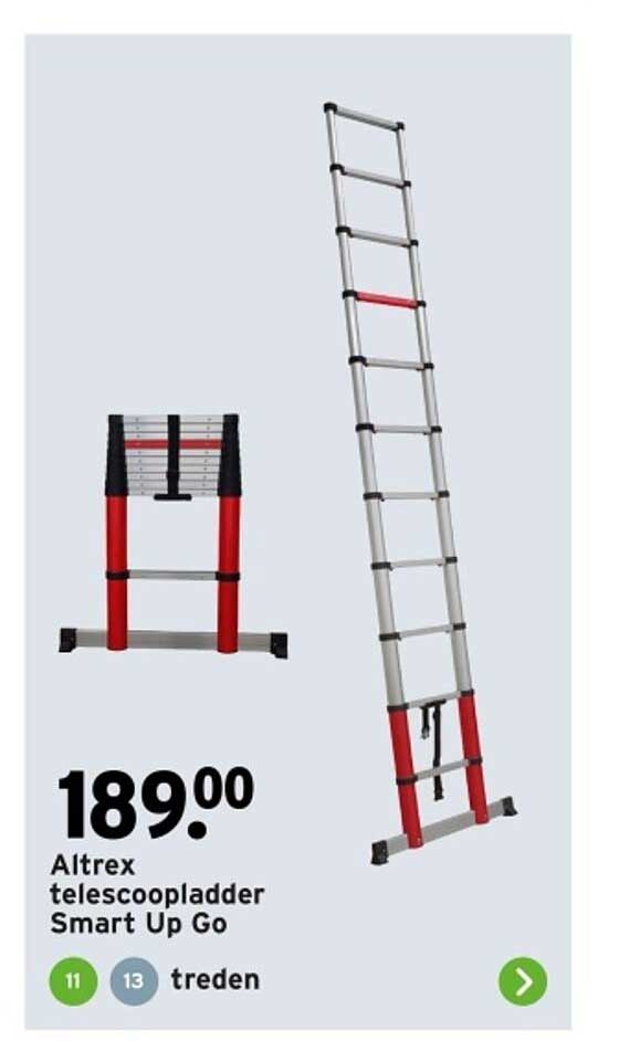 Altrex telescoopladder Smart Up Go