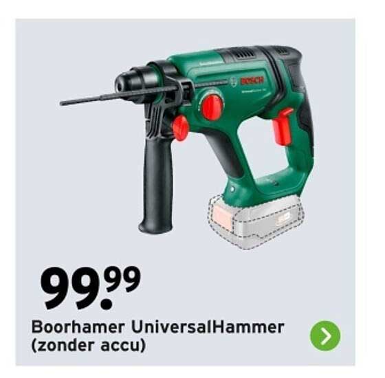 Boorhamer UniversalHammer (zonder accu)