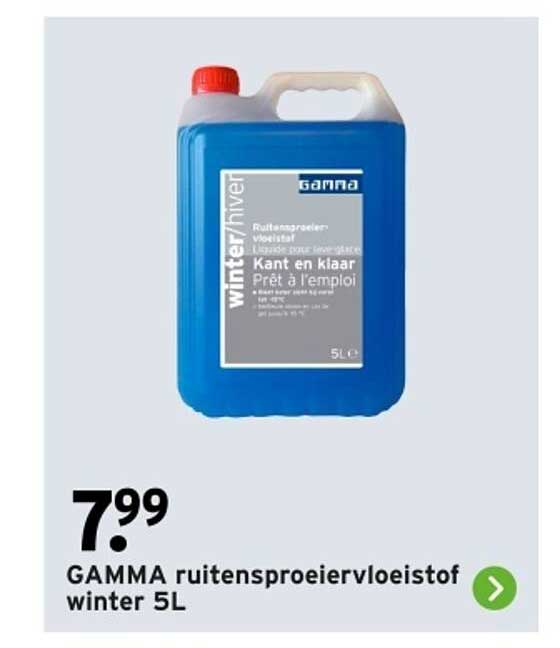 GAMMA ruitenspoeiervloeistof winter 5L