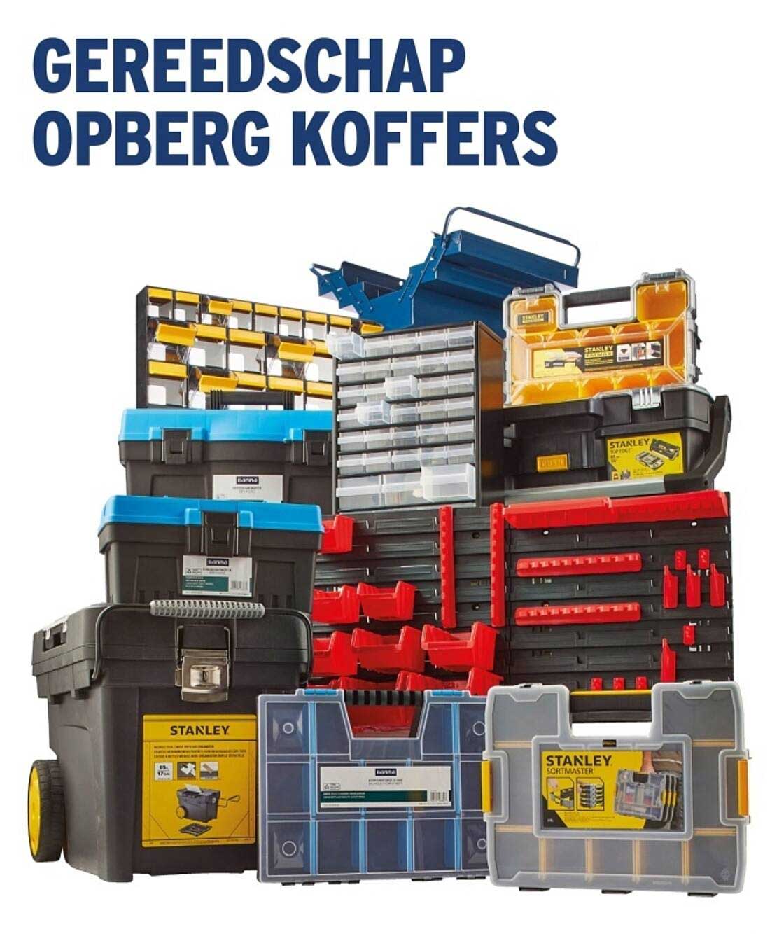 Gereedschap opberg koffers