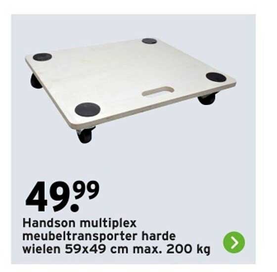 Handson multiplex meubeltransporter harde wielen