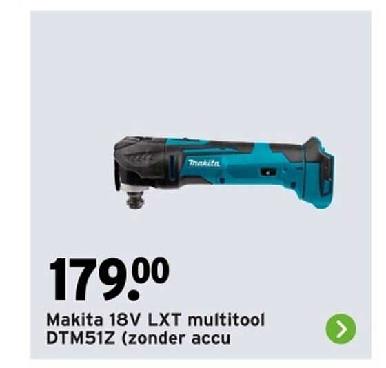 Makita 18V LXT multitool DTM51Z (zonder accu)
