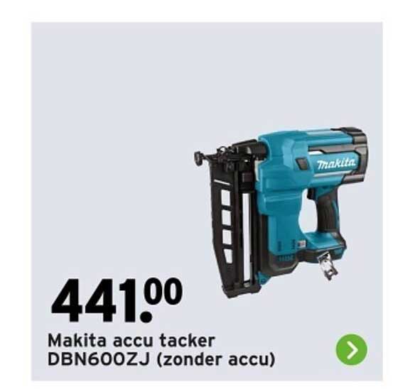 Makita accu tacker DBN600ZJ (zonder accu)