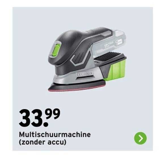 Multischuurmachine (zonder accu)