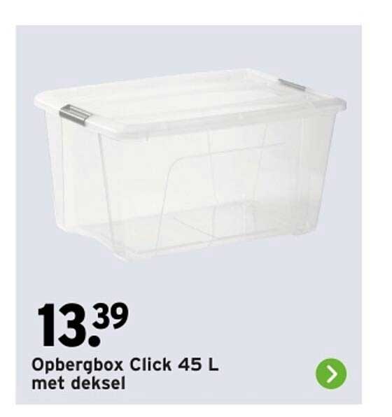 Opbergbox Click met deksel