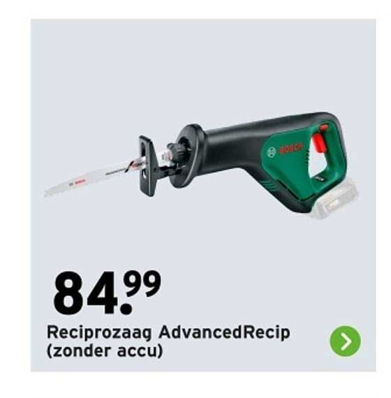 Reciprozaag AdvancedRecip (zonder accu)