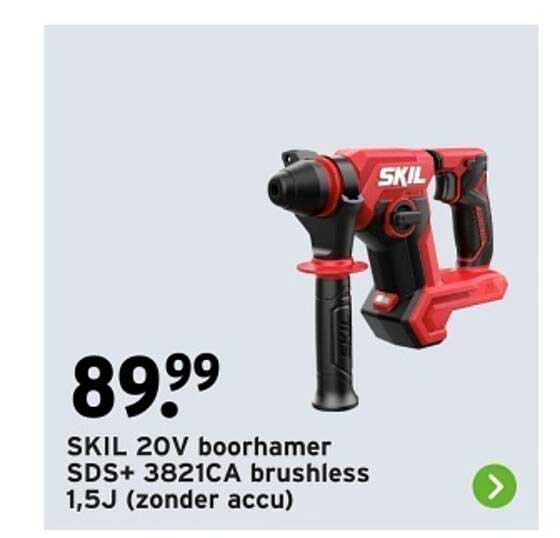 SKIL 20V boorhamer SDS+ 3821CA brushless