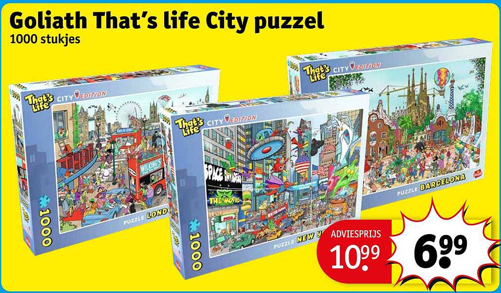 Goliath That's Life Big Box Pub 2024 - Jeu De Société Familial (1000 Pièces) - À Partir De 3 Ans