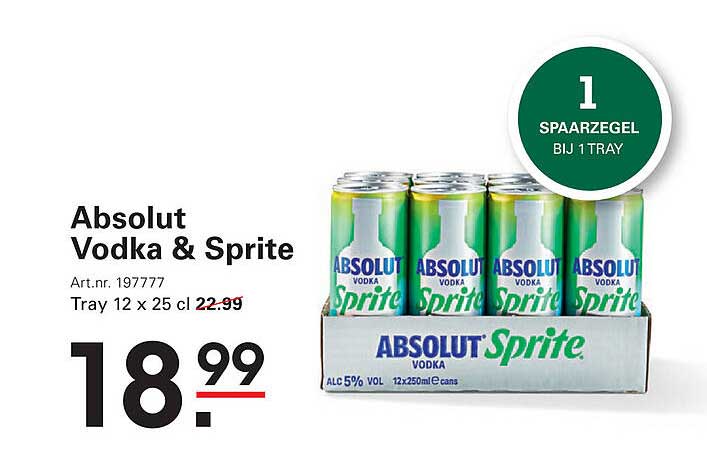Absolut Vodka & Sprite