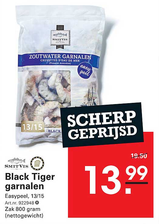 Black Tiger garnalen