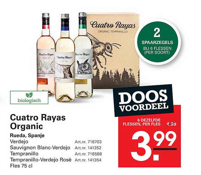 Cuatro Rayas Organic