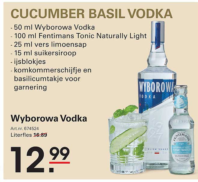 CUCUMBER BASIL VODKA