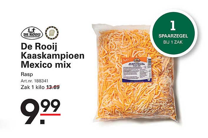 De Rooij Kaaskampioen Mexico mix