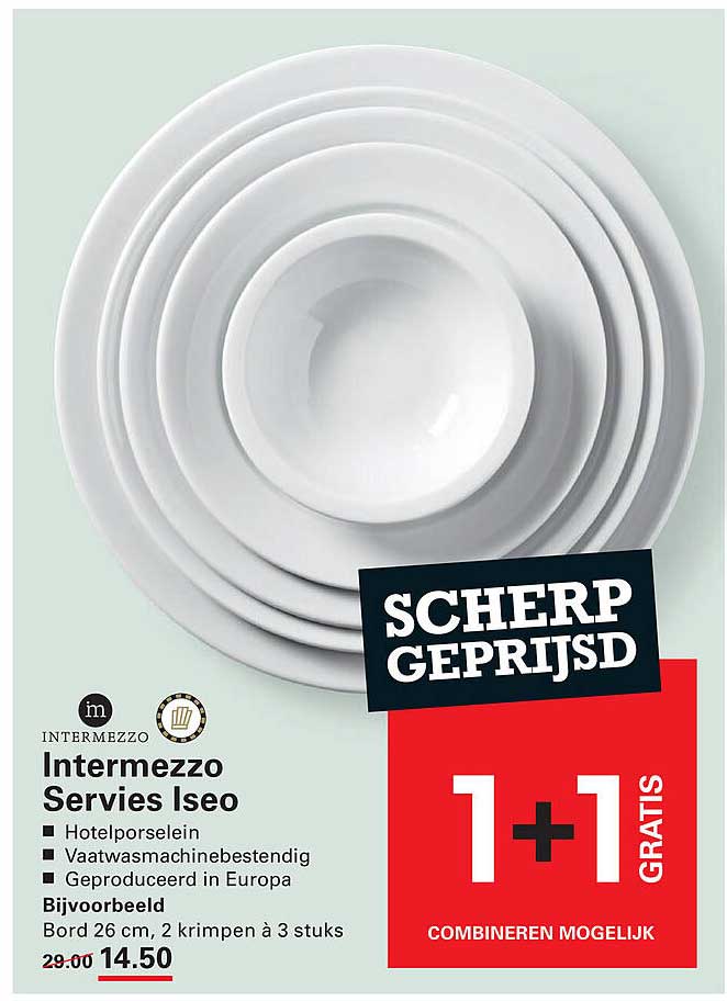 Intermezzo Servies Iseo