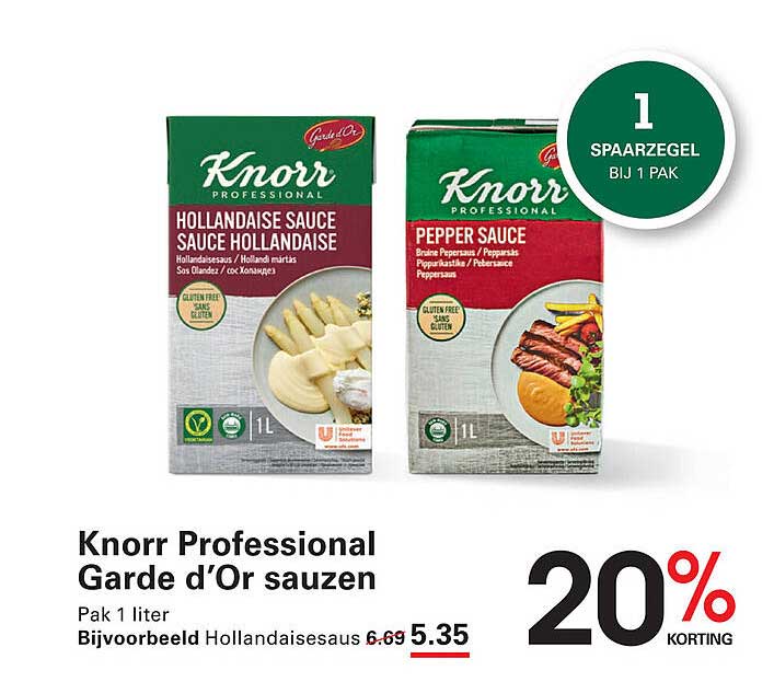 Knorr Professional Garde d'Or sauzen