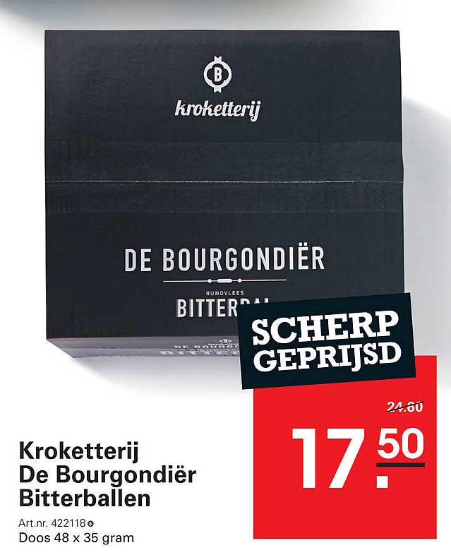 Kroketterij De Bourgondier Bitterballen