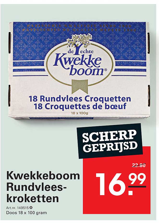 Kwekkeboom Rundvlees-kroketten