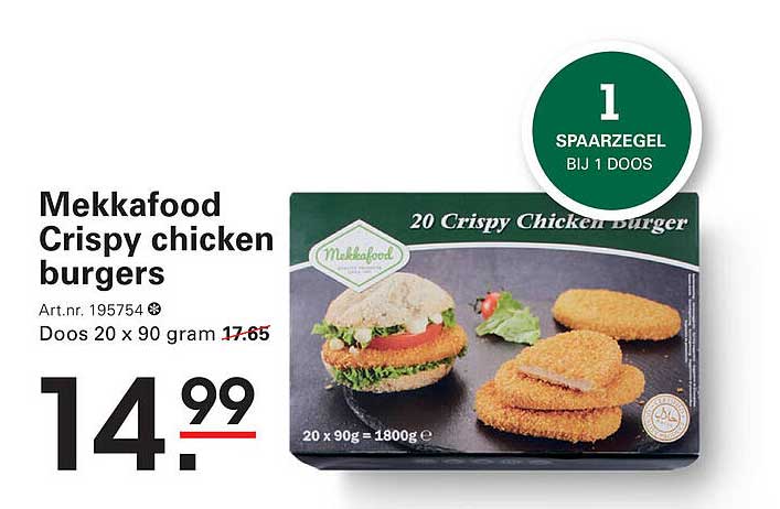 Mekkafood Crispy chicken burgers