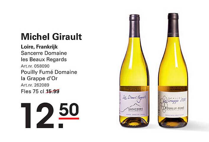 Michel Girault Loire, Frankrijk Sancerre Domaine les Beaux Regards
