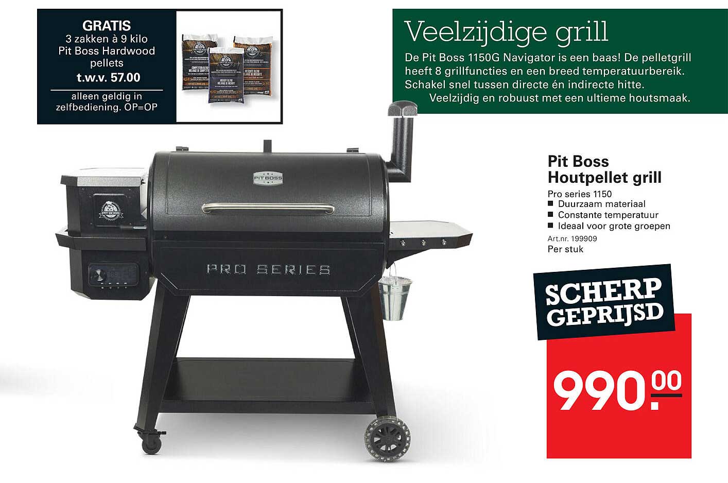 Pit Boss Houtpellet grill