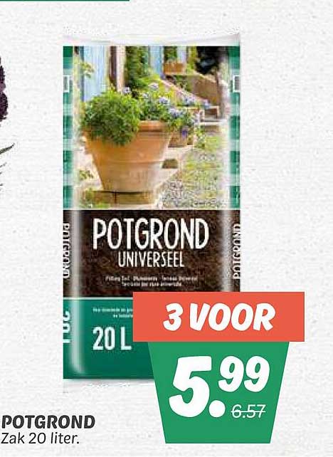 Potgrond Universeel Zak 20 liter