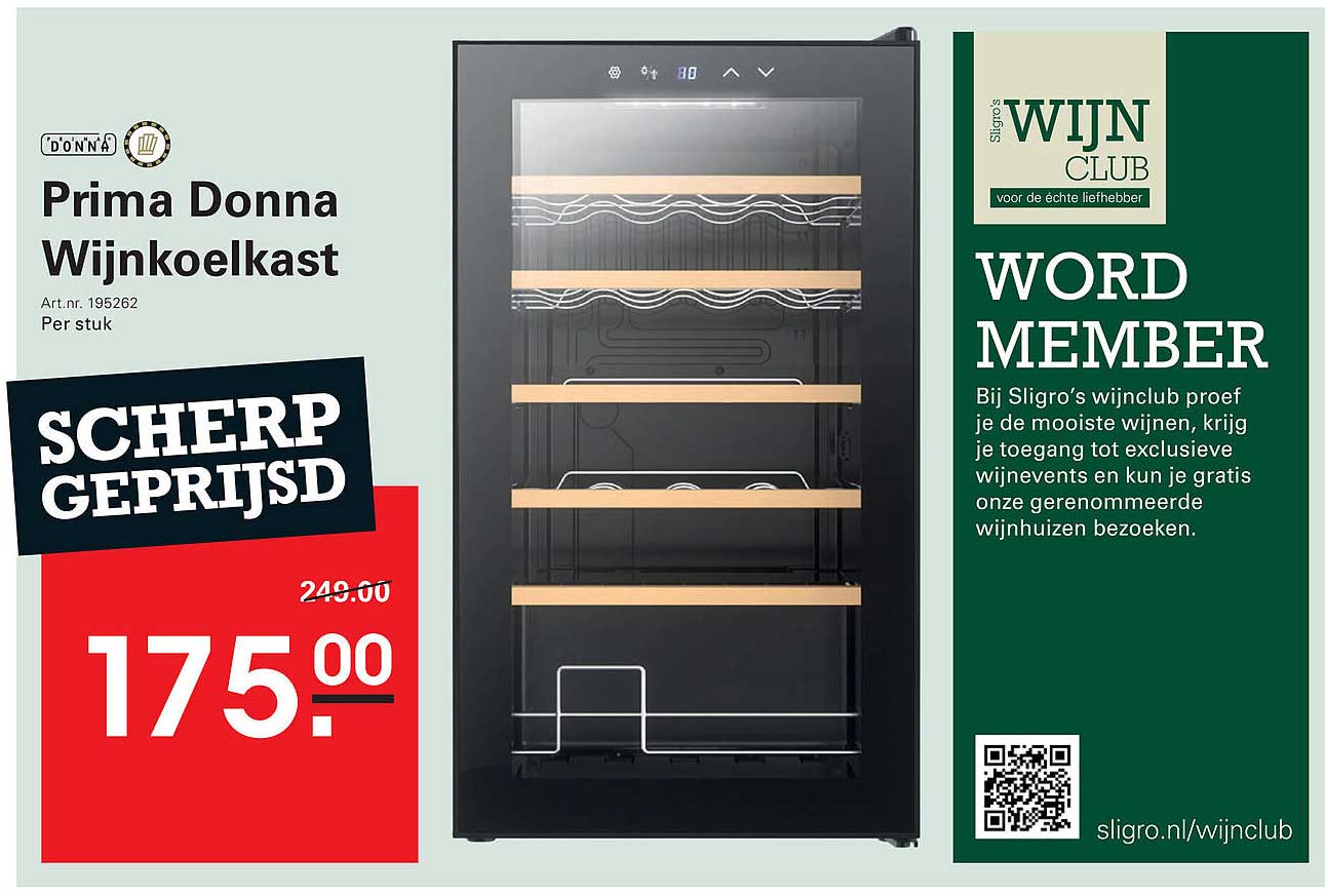 Prima Donna Wijnkoelkast