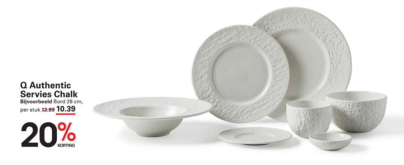 Q Authentic Servies Chalk