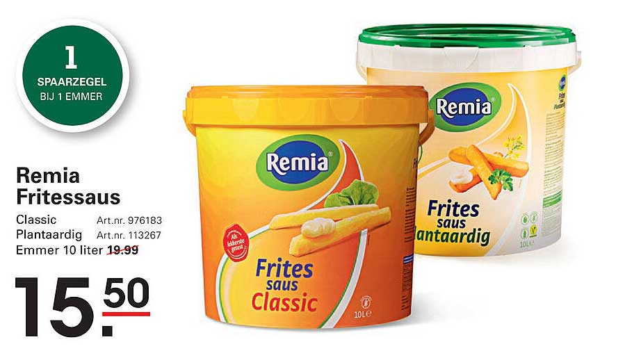 Remia Fritessaus Classic Emmer 10 liter