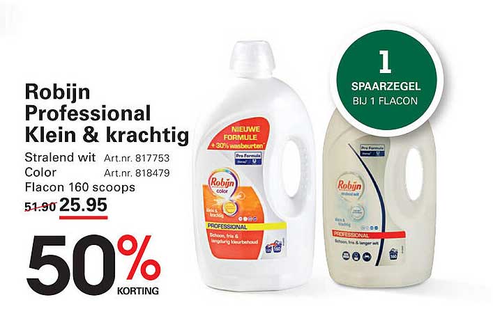 Robijn Professional Klein & krachtig
