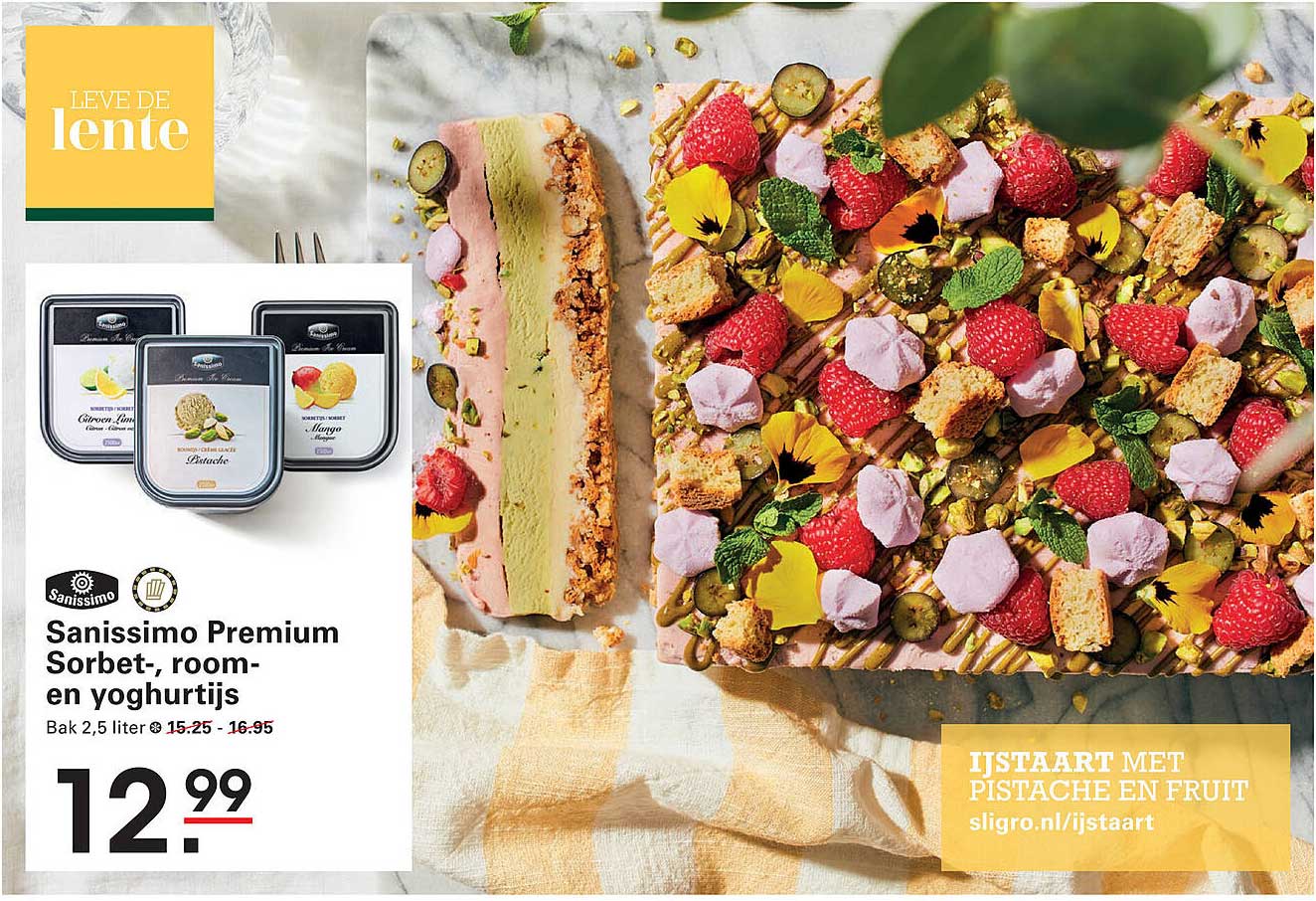 Sanissimo Premium Sorbet-, room- en yoghurtijs