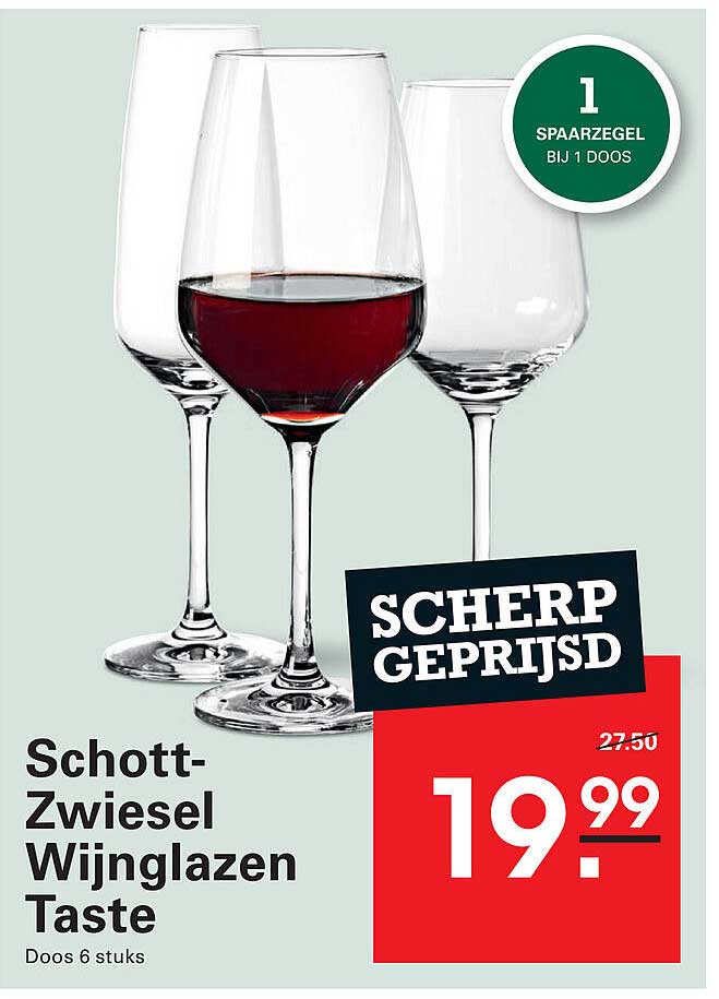 Schott-Zwiesel Wijnglazen Taste Doos 6 stuks