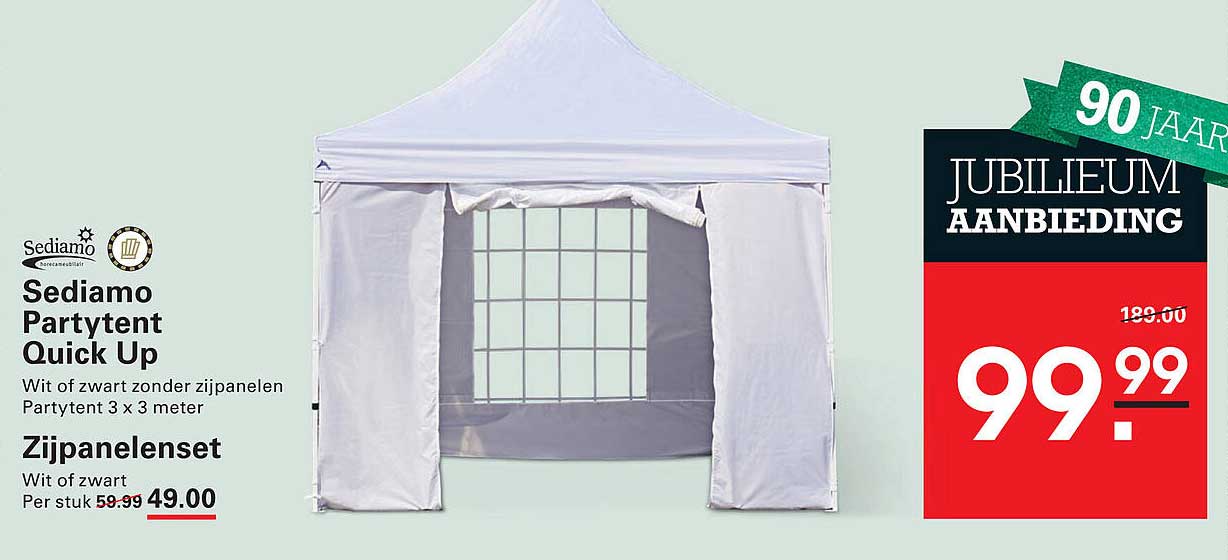 Sediamo Partytent Quick Up
