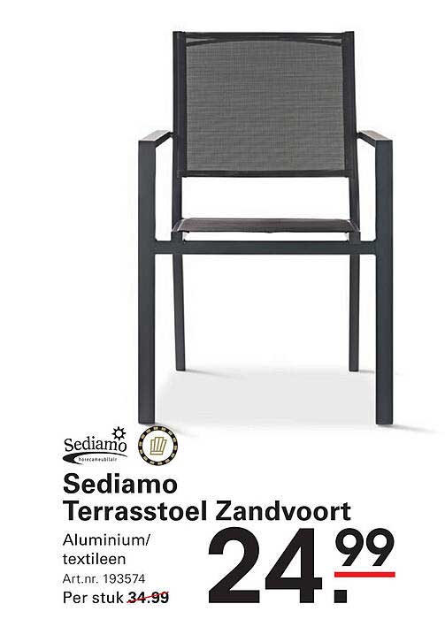 Sediamo Terrasstoel Zandvoort