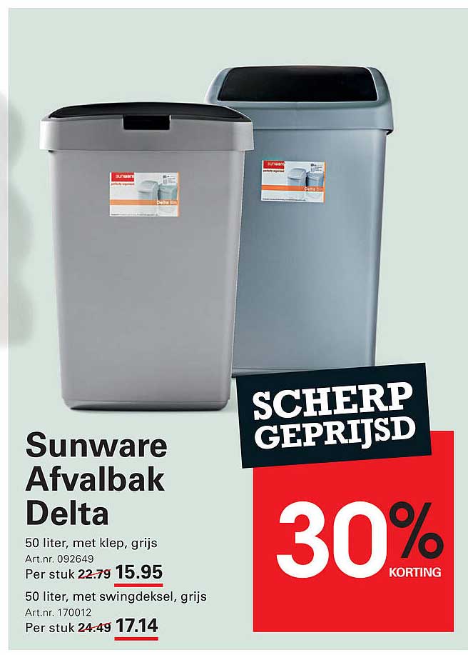 Sunware Afvalbak Delta