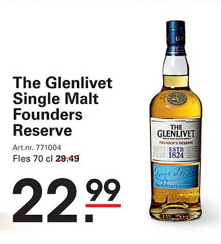 The Glenlivet Single Malt Founders Reserve
