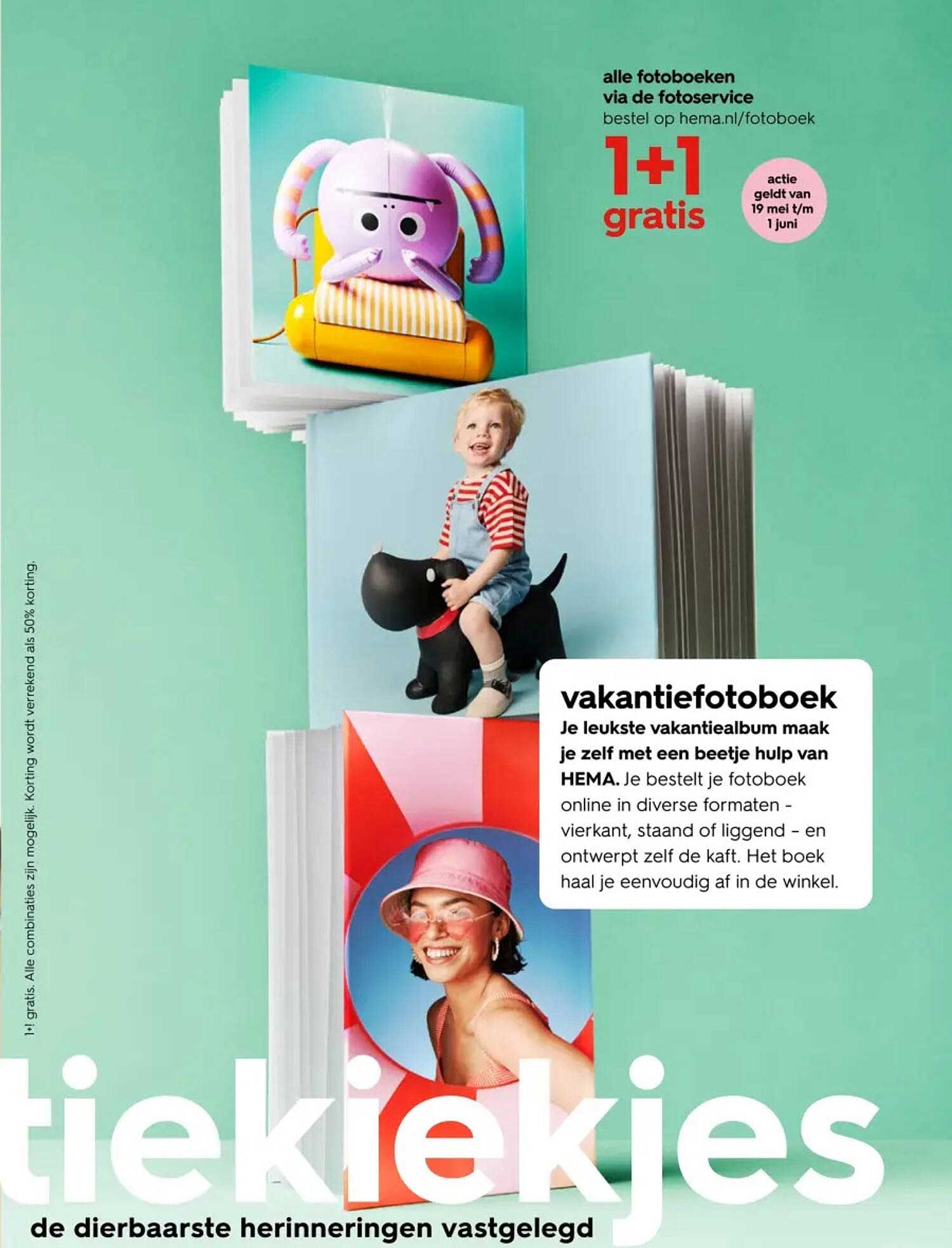 1+1 gratis fotoboeken via de fotoservice