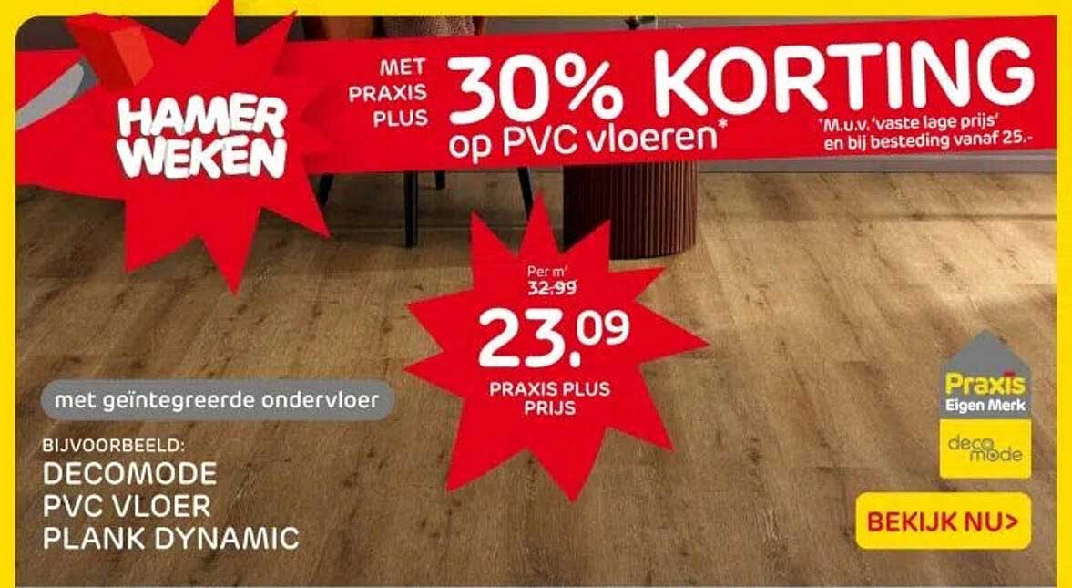 30% KORTING op PVC vloeren