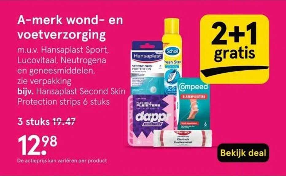 A-merk wond- en voetverzorging