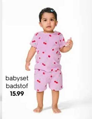 babyset badstof